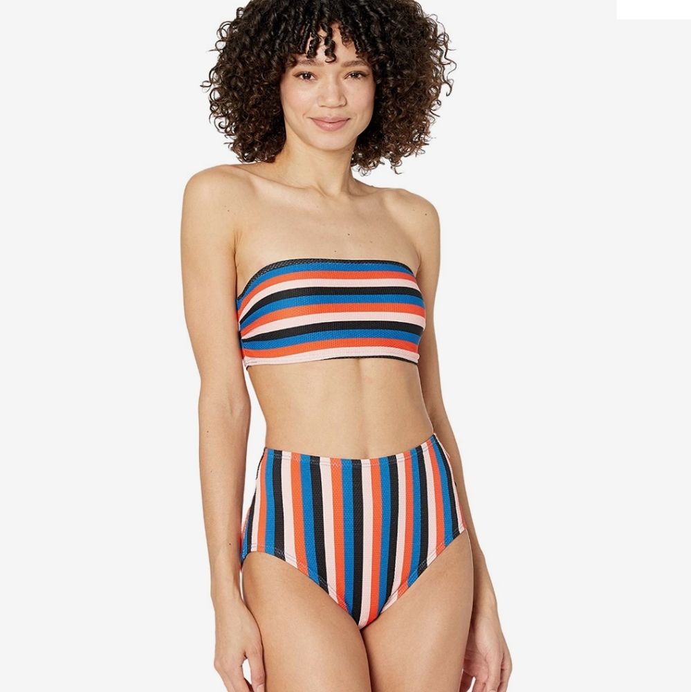 Kate Spade New York Sunset Beach Beach Bandeau Top & Bottom Set